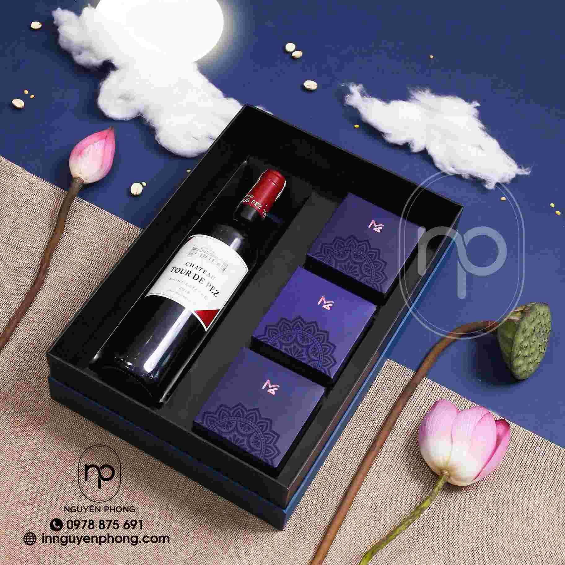 Mẫu hộp bánh trung thu có cốt